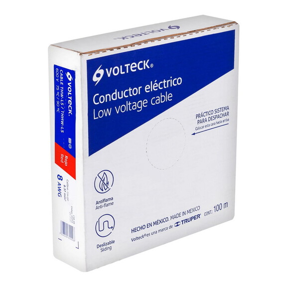 Volteck 46059 Red THHW LS Electrical Wire 10AWG 32...