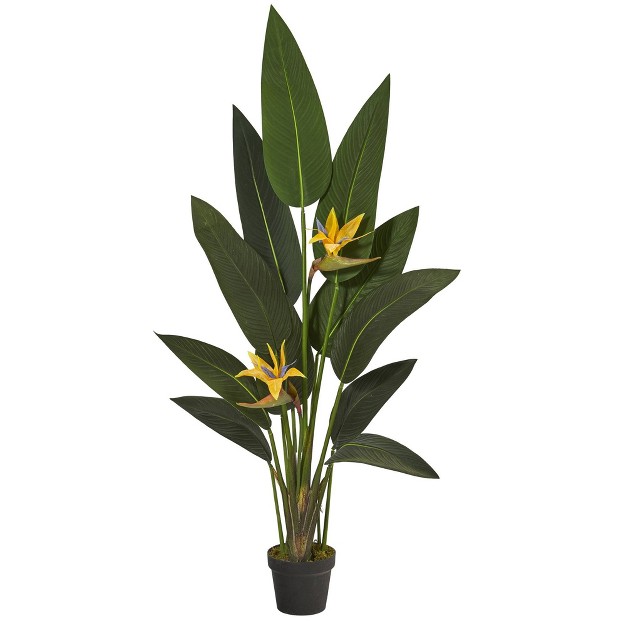 Nearly Natural 4.5-ft Bird Of Paradise Artificial Plant (real Touch)