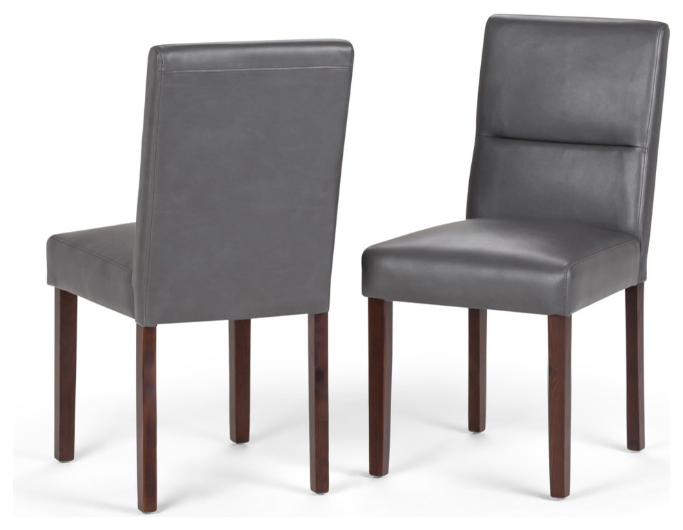 Ashford Contemporary Parson Dining Chair  Set of 2   Transitional   Dining Chairs   by Simpli Home Ltd.  Houzz