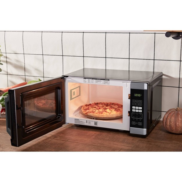 Black decker 0 9 Cu Ft 900w Microwave Oven Stainless Steel