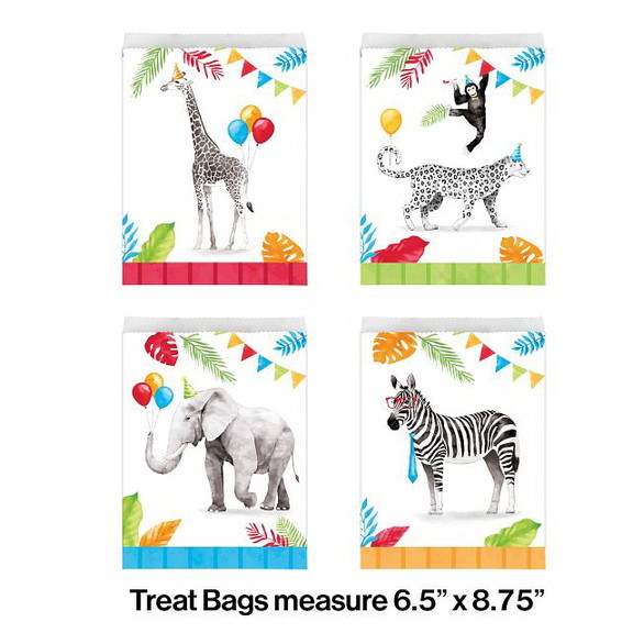 Creative Converting 355784 Party Animals Paper Tre...