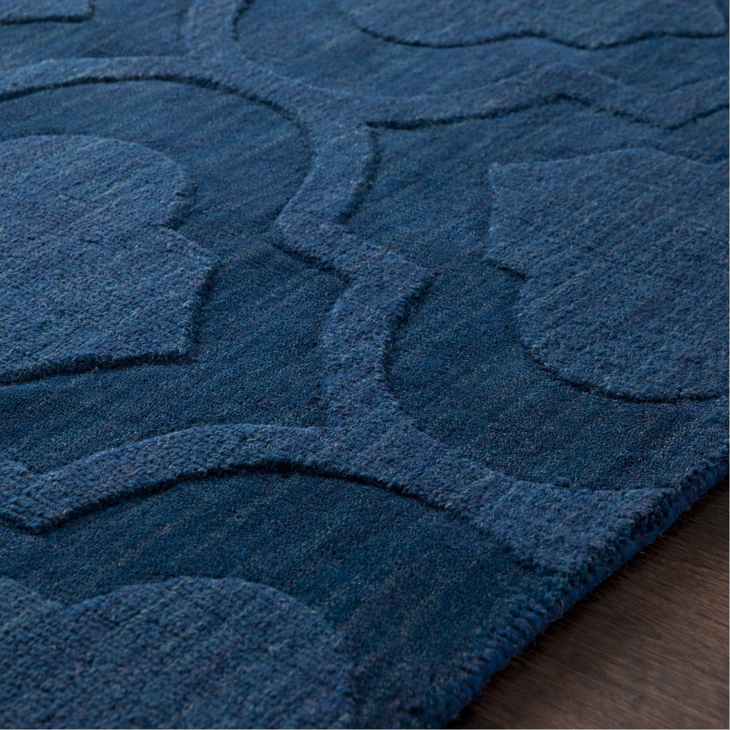 Central Park Rug in Dark Blue