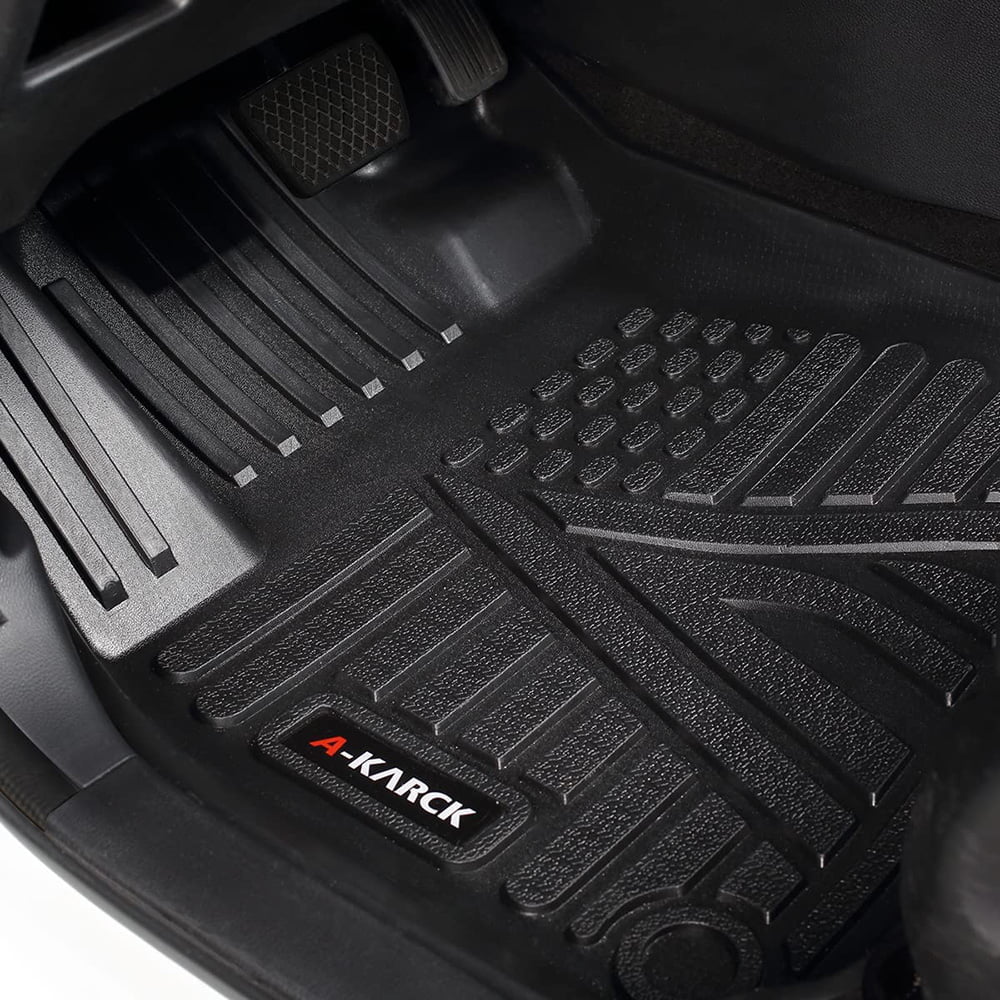 F150 Supercrew compatible floor mats， custom floor mats for 2015-2022 Ford F-150 Supercrew cabs， tpe all-weather protection for the first and second rows.