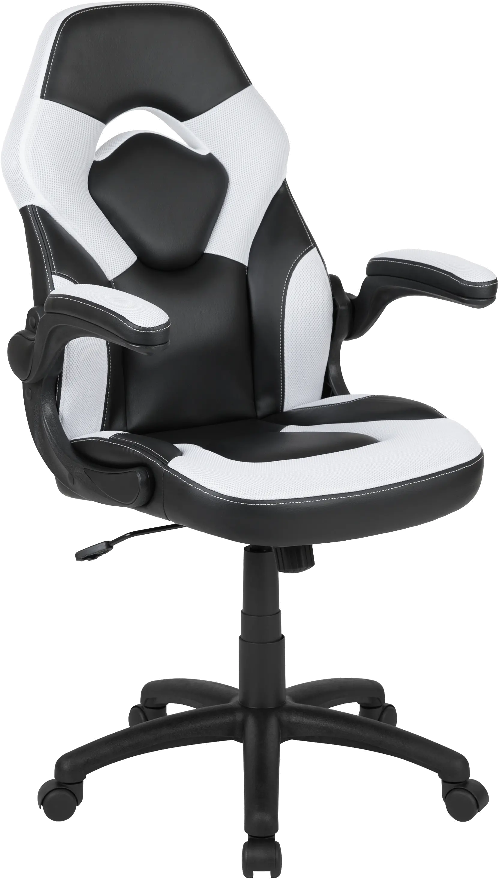 X10 White and Black Gaming Swivel Chair