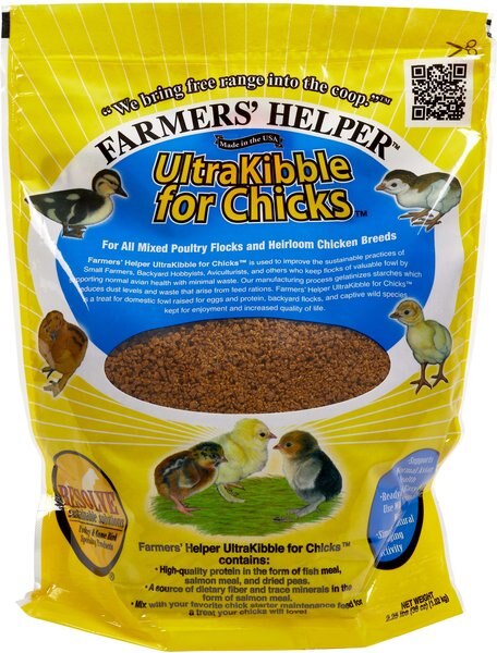 Farmers' Helper UltraKibble Chick Treats， 2.25-lb bag