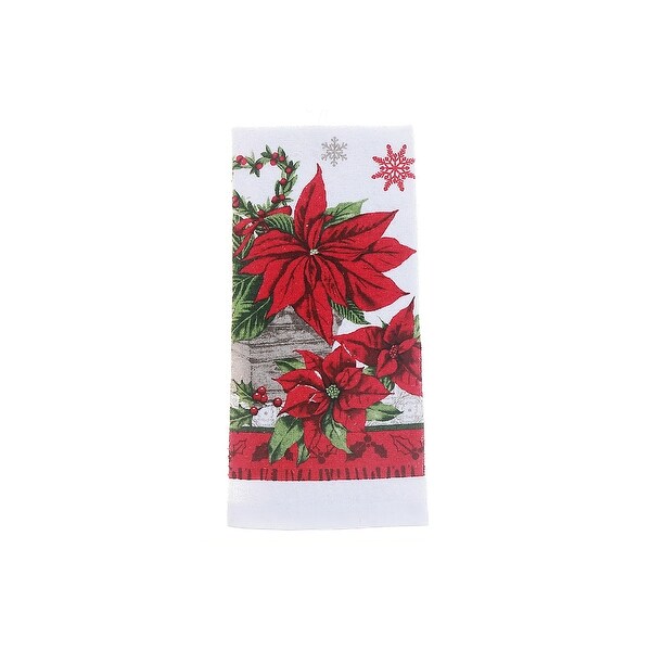 Hand Towel Poinsettia