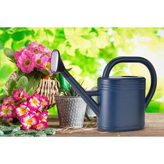 Watering Can 1 Gal. For Indoor and Outdoor Plants Garden Watering Can Large Long Nozzle with Sprinkler (Grey) B095H5SWFX