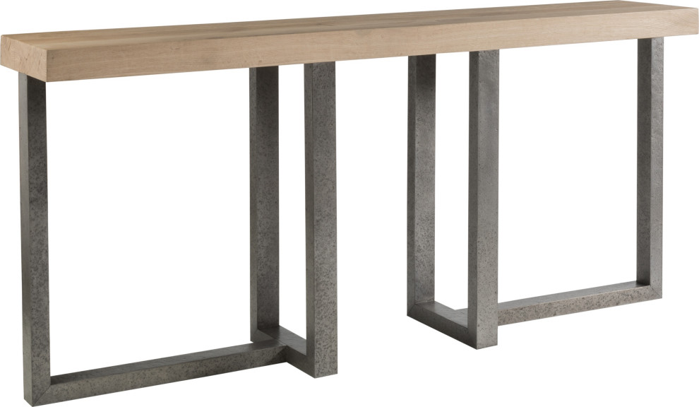 Verite Long Console   Industrial   Console Tables   by HedgeApple  Houzz