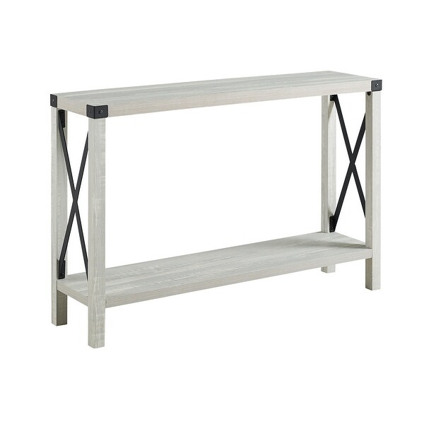 Middlebrook Kujawa 46-inch Wide X-frame Farmhouse Entry Table