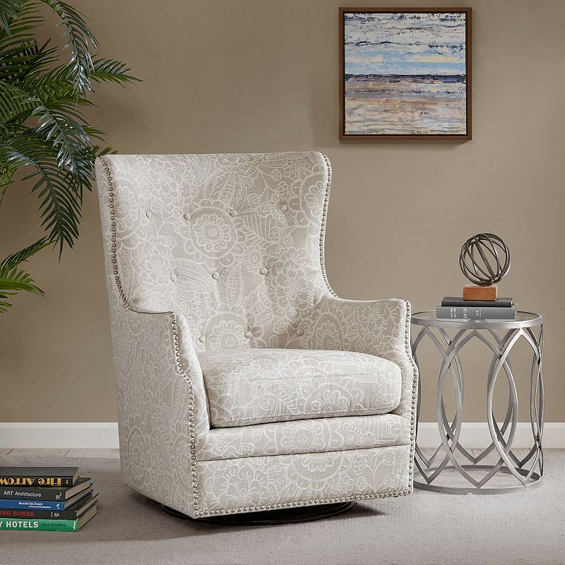 Madison Park Rey Glider Swivel Accent Chair