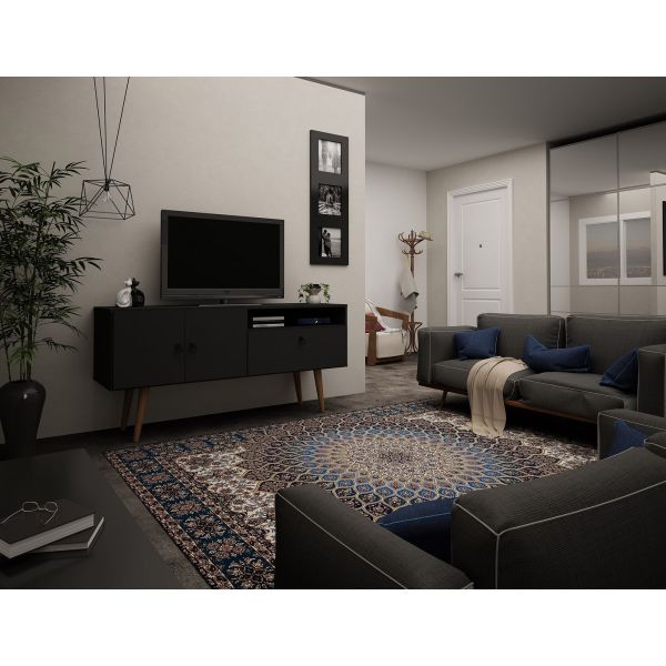 Tribeca 53.94 TV Stand in Black