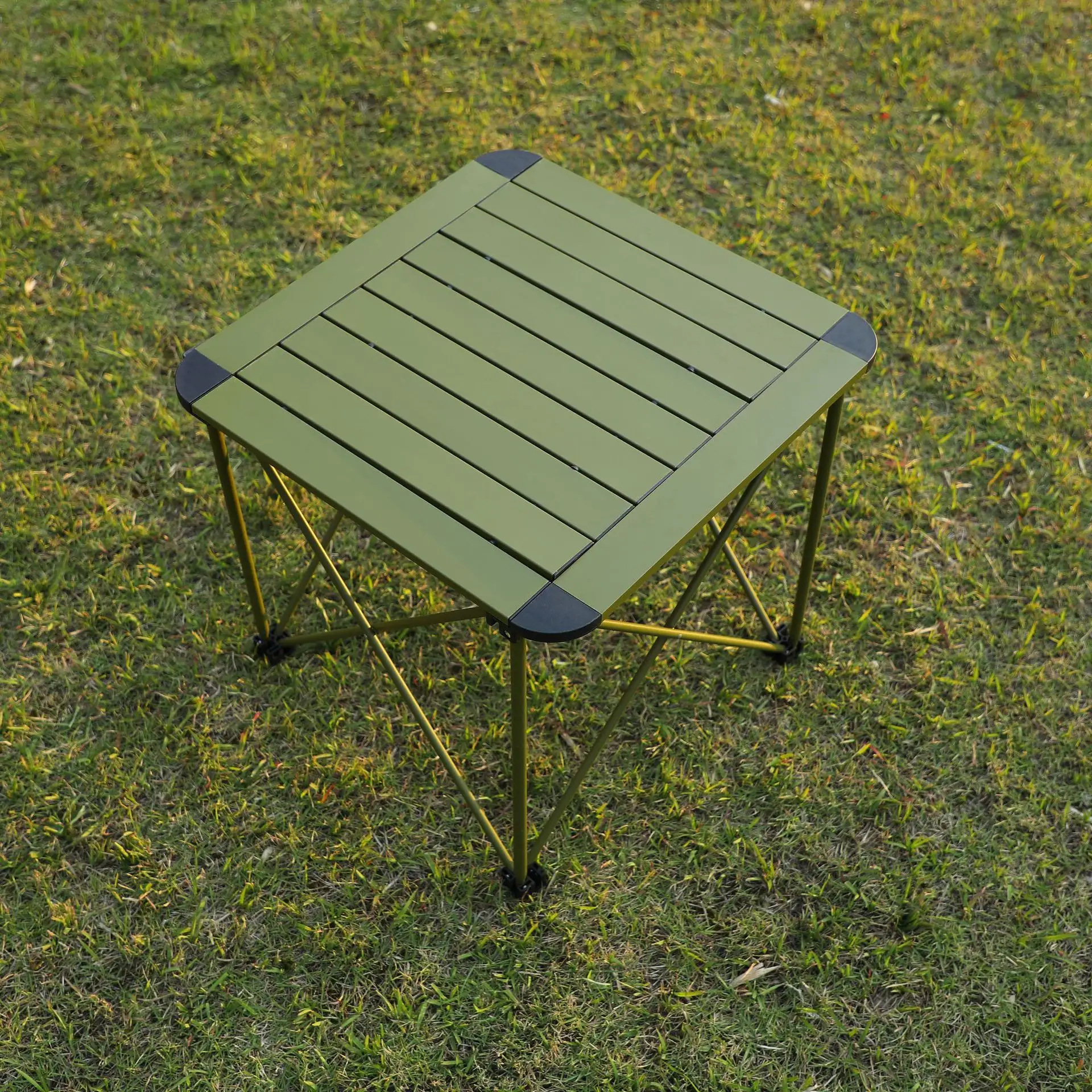 Camp Lightweight Portable Folding Ultralight Roll Up Aluminum Camp Picnic Table Foldable For Outdoor Hiking