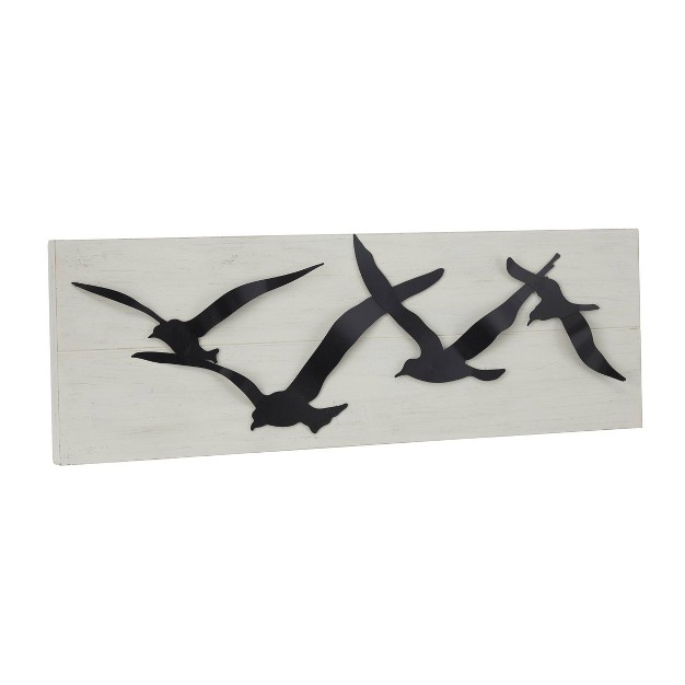 Metal Bird Wall Decor Black Olivia amp May