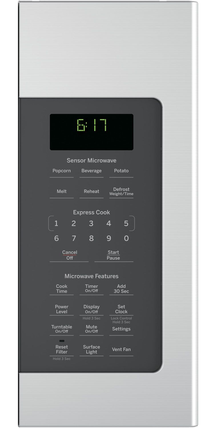 GE 1.7 Cu. Ft. Stainless Steel Over-The-Range Sensor Microwave Oven