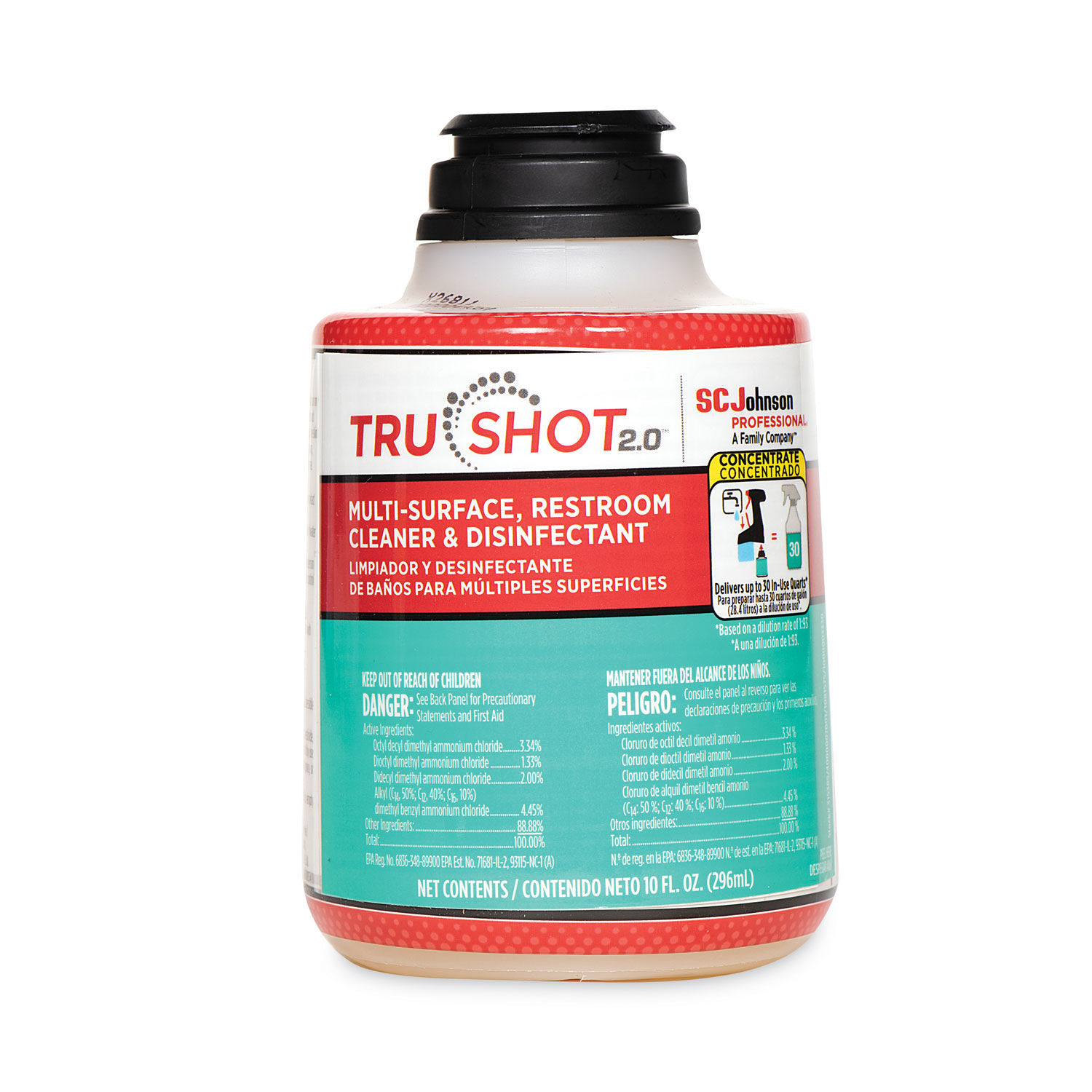 TruShot 2.0 Disinfectant Multisurface Cleaner by SC Johnson Professionalandreg; SJN315385