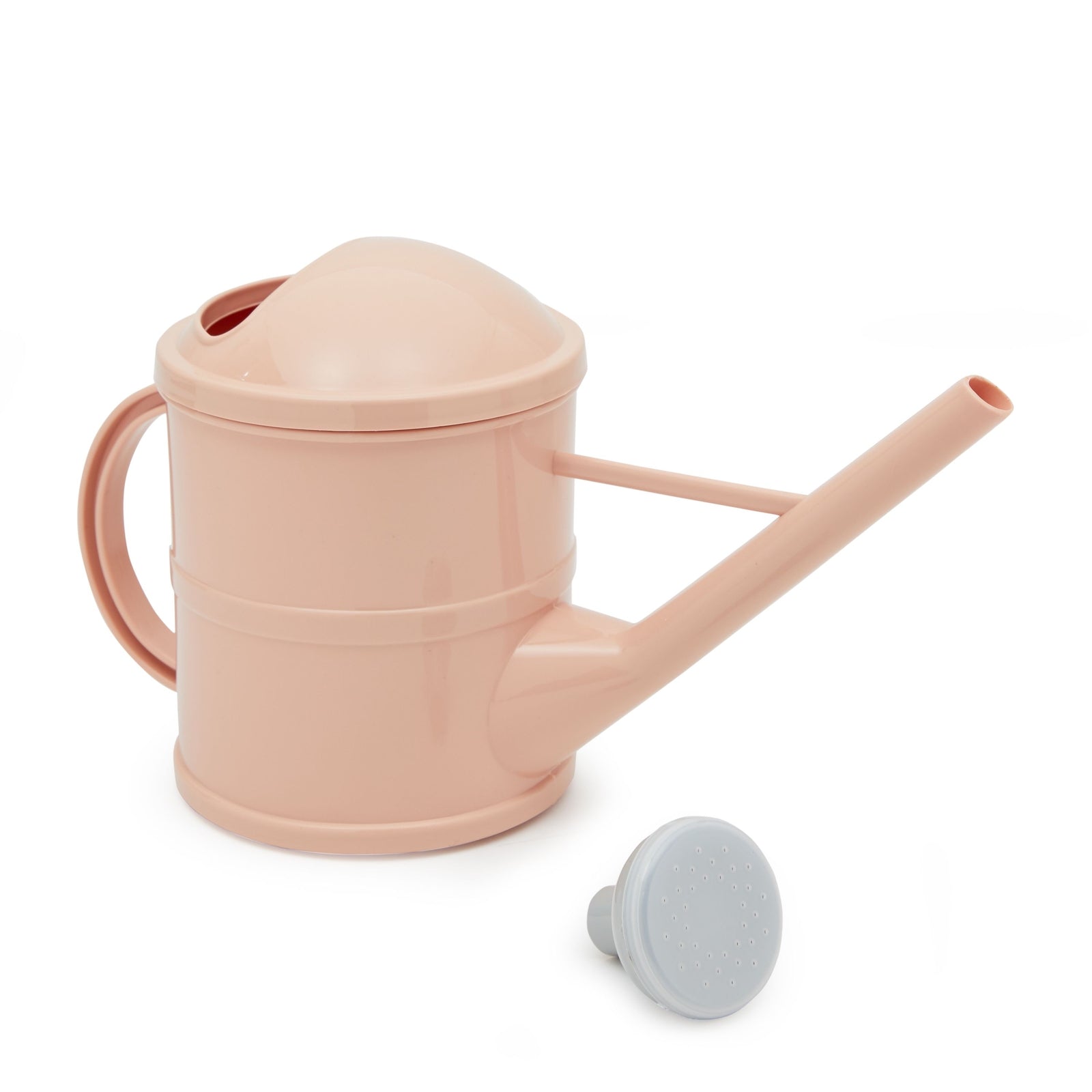 Pink Plastic Plant Watering Can Pot with Handle for Indoor Outdoor Garden, 0.40 Gal.