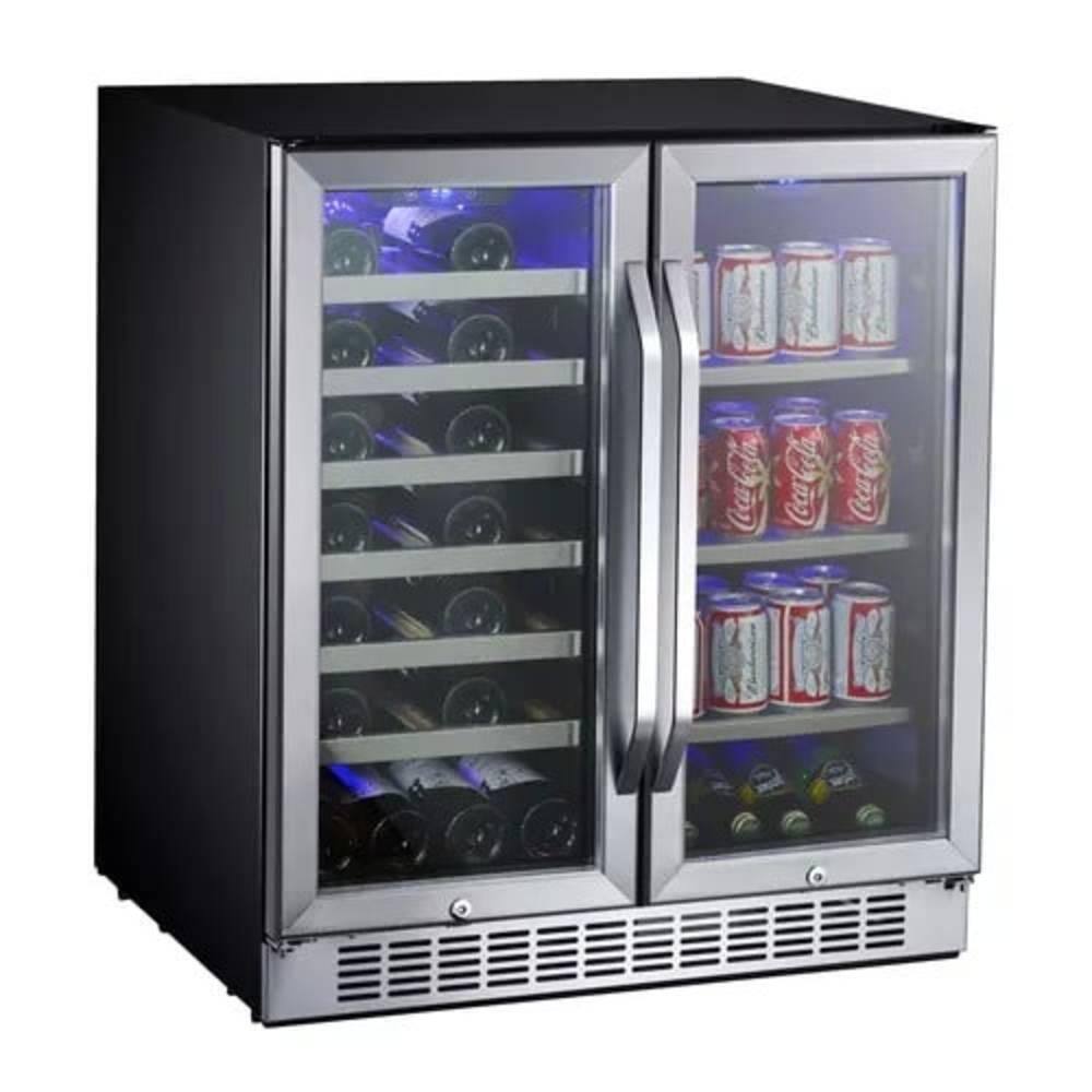 EdgeStar 30 in. 28-Bottle Wine and 86 Can Beverage Cooler CWB2886FD