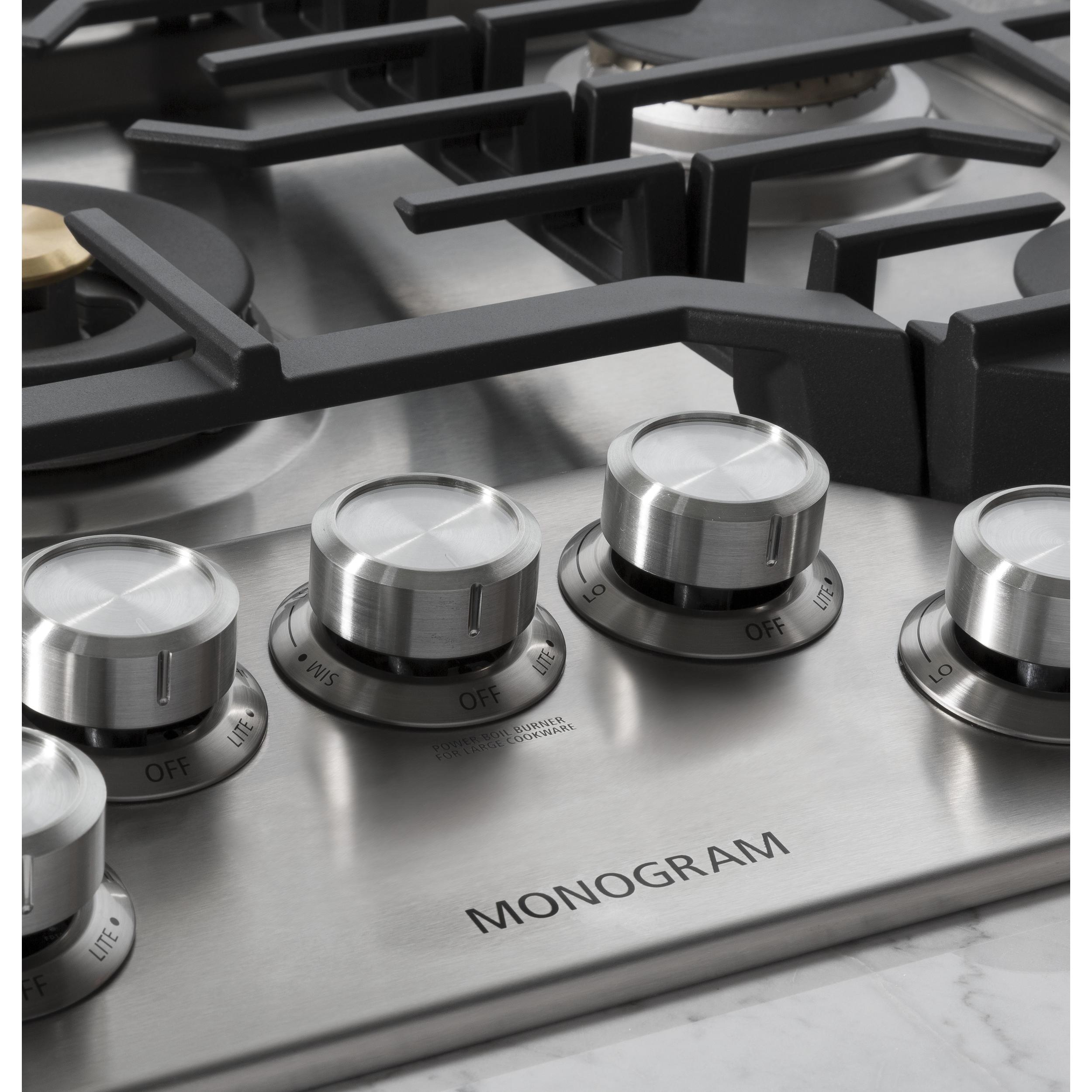 Monogram 30-inch Built-In Gas Cooktop ZGU30RSLSS