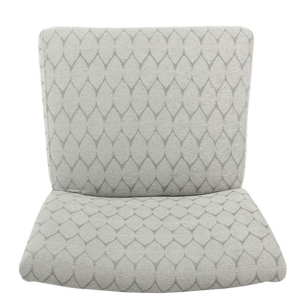 Porch and Den Valderrama Geometric Patterned Accent Chair with Pillow