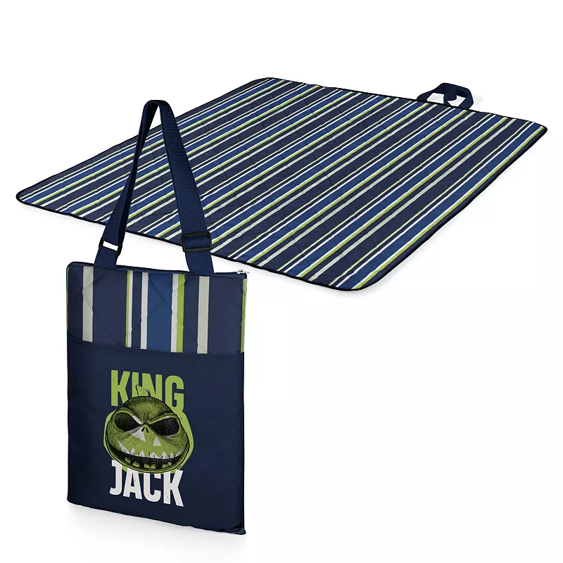 Oniva The Nightmare Before Christmas Jack Vista Outdoor Picnic Blanket and Tote