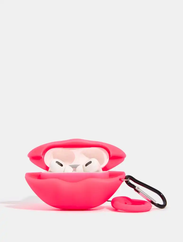 Pink Lips Silicone Airpod  Pro Case