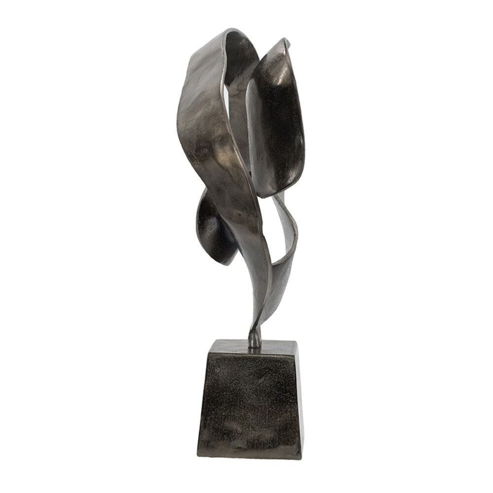 Abstract Sculpture on Pedestal Base   28.25\