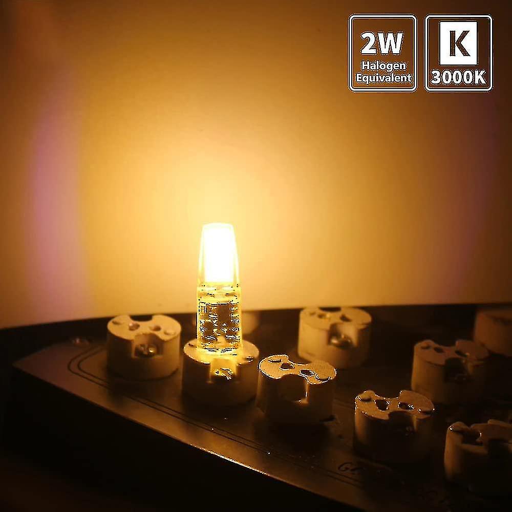 10pc Led G4 Dimmable Bulbs Warm Saving