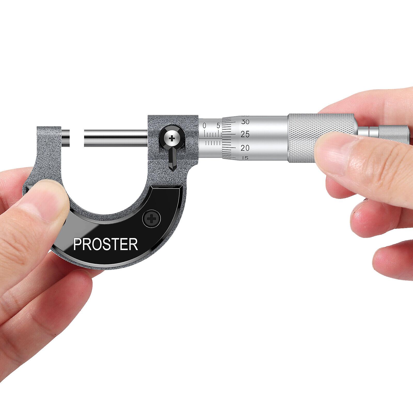 Proster Outside Micrometer 0-25mm 0.01