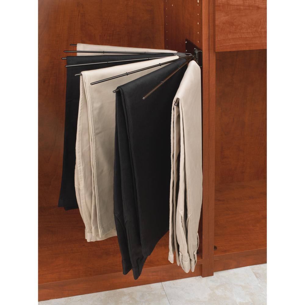 Rev-A-Shelf Bronze Steel Clothes Rack 16.13 in. W x 2.25 in. H CPRF-16ORB-52