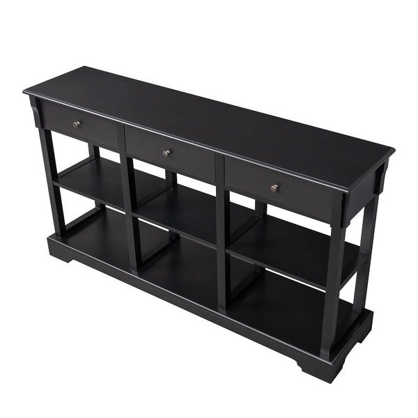 Console Table with Ample Storage for Entryway Living Room