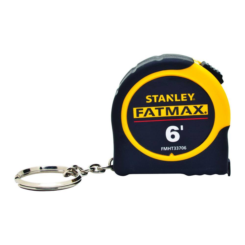 Stanley Mechanics Tool Set (173-Piece) and FATMAX 6 ft. x 12 in. Keychain Pocket Tape Measure STMT74857W706