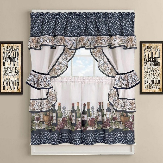 Goodgram French Chateau Complete Cottage Kitchen Curtain Set By Goodgram