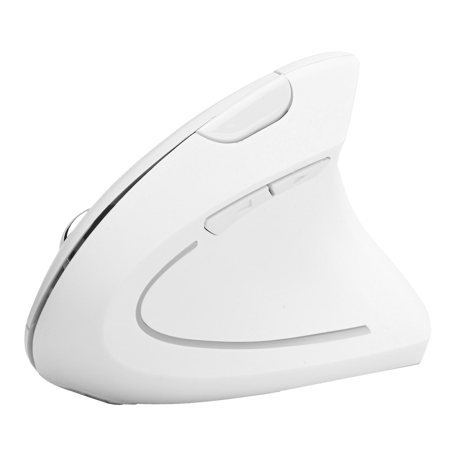 Vertical Mouse Usb Wireless Office Gaming Rechargeable Computer Accessories H1 2.4gwhite