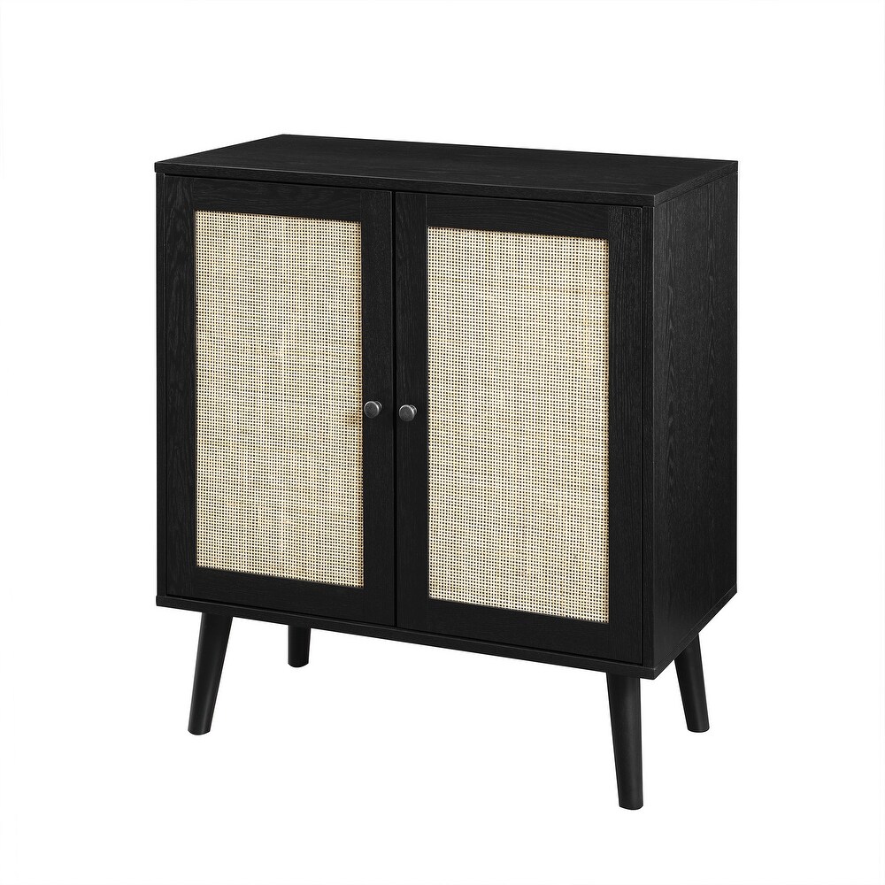 Middlebrook 30 inch Rattan 2 Door Accent Cabinet