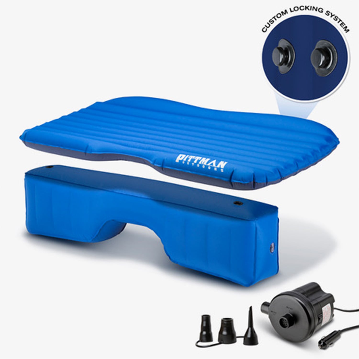 AirBedz PPI-BLU-TRKMAT Backseat Full Size Air Mattress Includes a Portable DC Pump