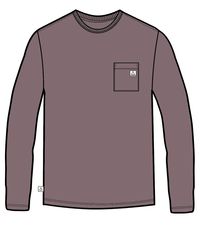 Heritage Recycled Relaxed Fit LS T-Shirt - Grape