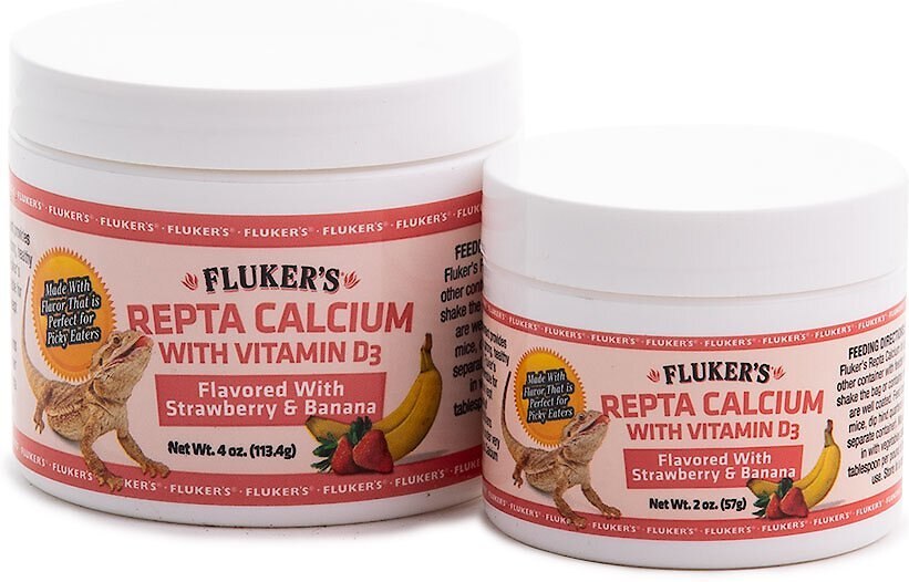 Fluker's Strawberry Banana Flavored Reptile Calcium Supplement