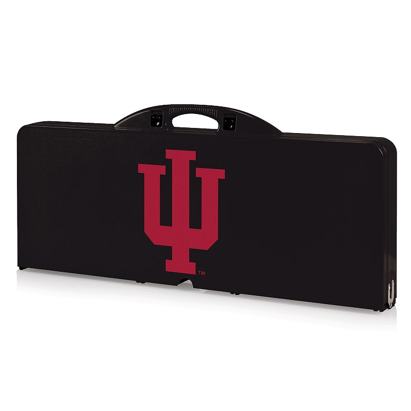 Picnic Time Indiana Hoosiers Picnic Table Portable Folding Table with Seats