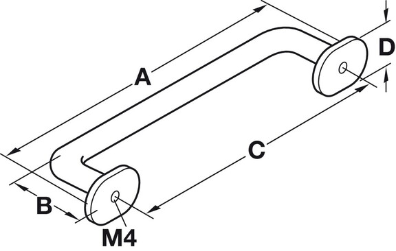 Hafele 116.61.100 Handle