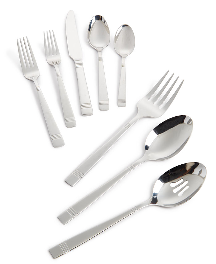 The Cellar Linear 23-Pc. Flatware Set Service for 4