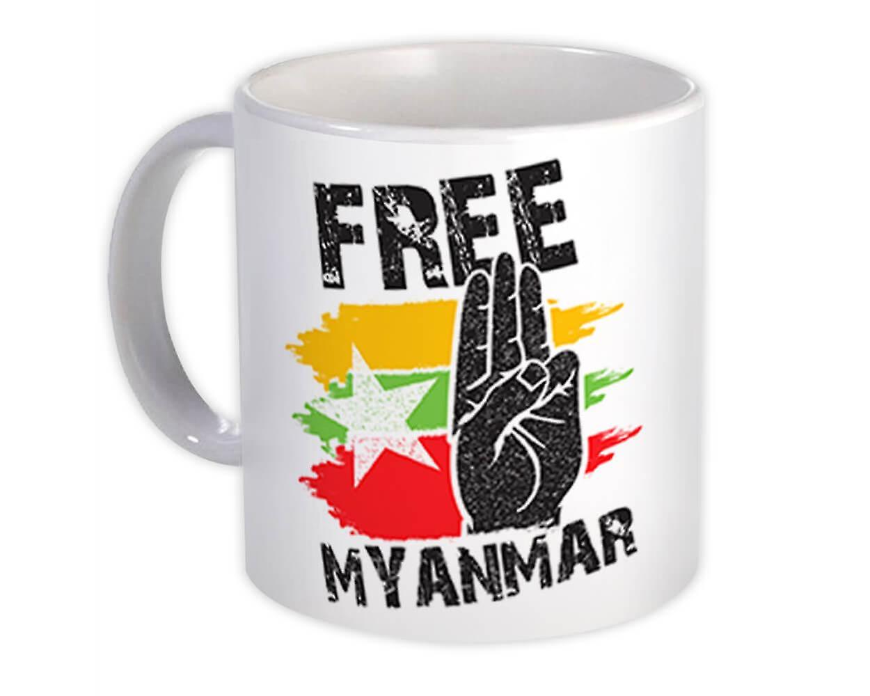 Gift Mug: Free Myanmar Flag