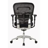 WorkPro 12000 Series Ergonomic Mesh/Fabric Mid-Back Chair， Black/Black， BIFMA Certified