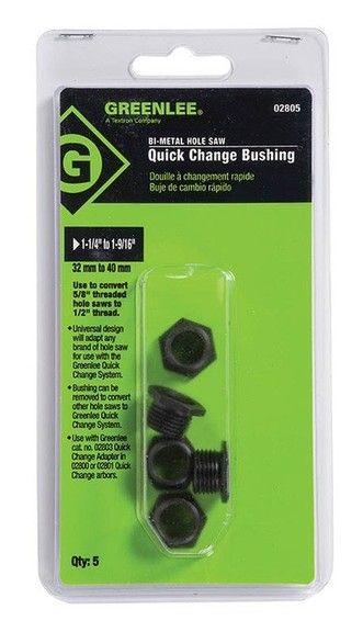 Greenlee 02805 Bushing 5 Pk