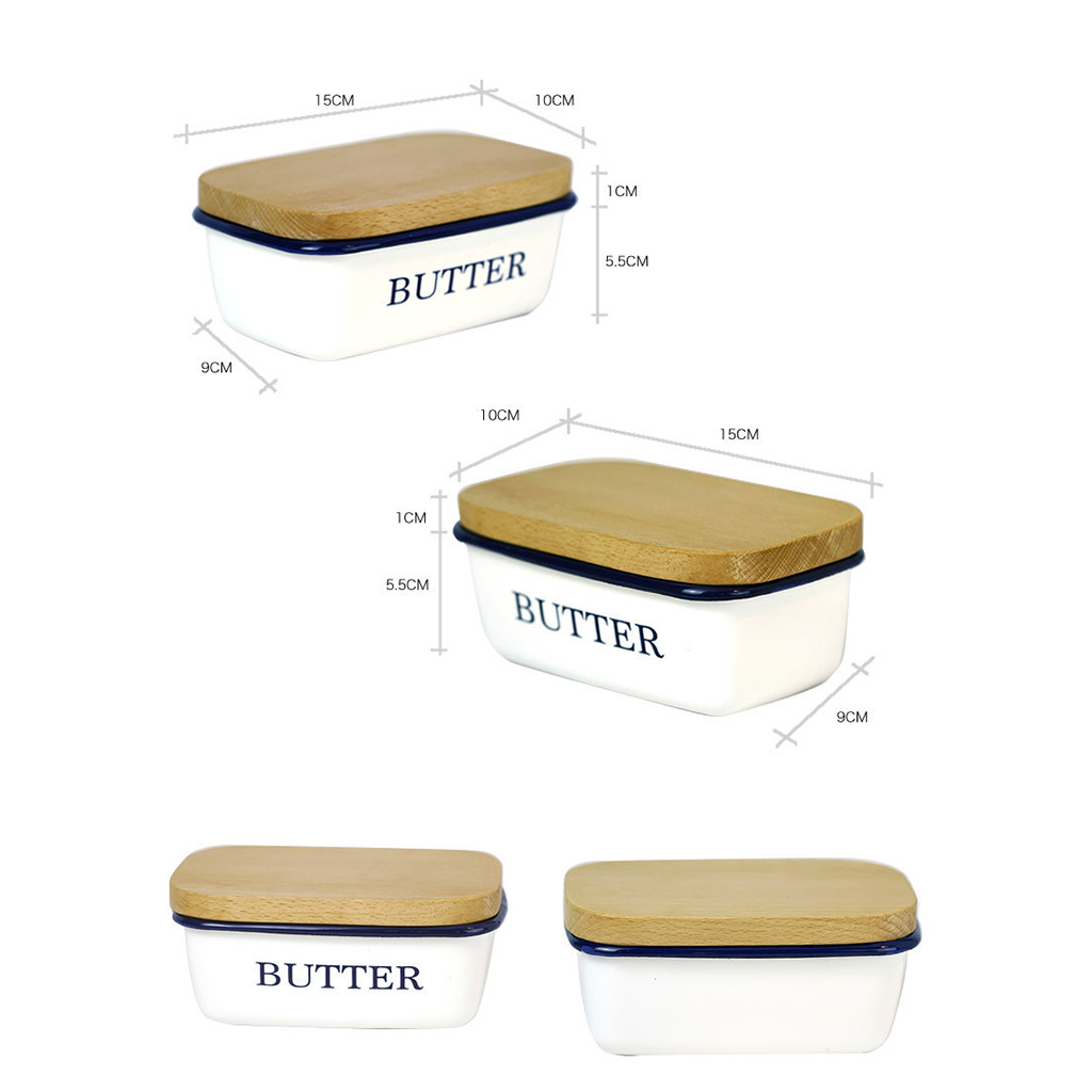 Butter to clean Holder Airtight Large for Refrigerator Kitchen Butter