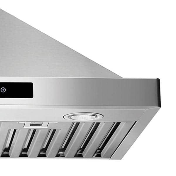 Cavaliere 30 in Convertible WallMounted Range Hood with Light in Stainless Steel