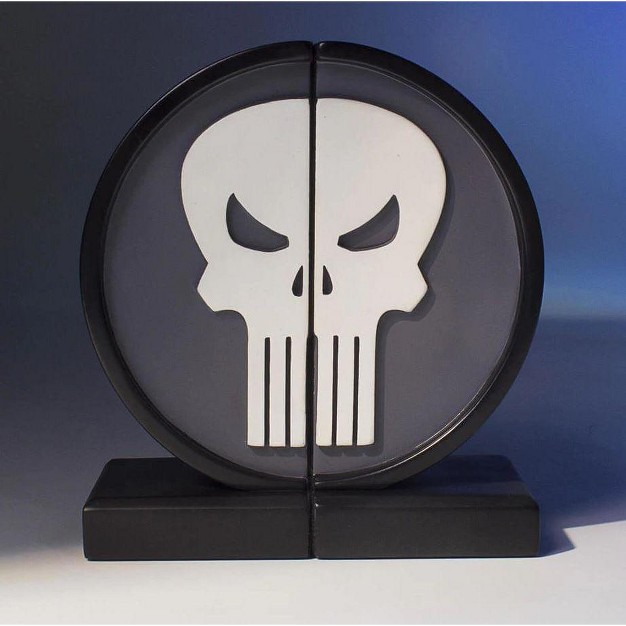 Gentle Giant Marvel Punisher Logo Resin Bookends