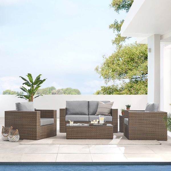 Convene Outdoor Patio Outdoor Patio 4Piece Furniture Set