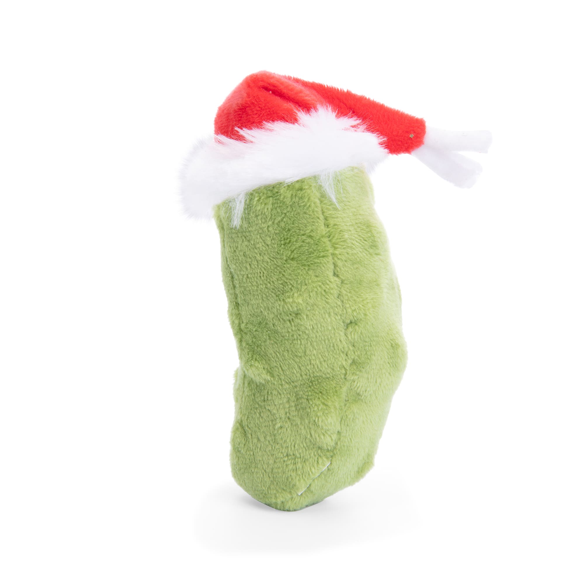 More and Merrier Plush Pickle Dog Toy， X-Small