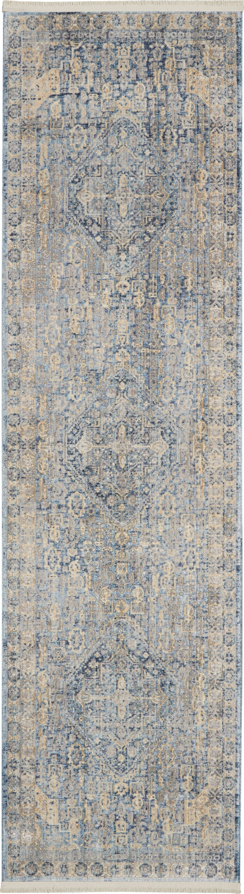 Lustrous Weave Blue/Ivory Rug