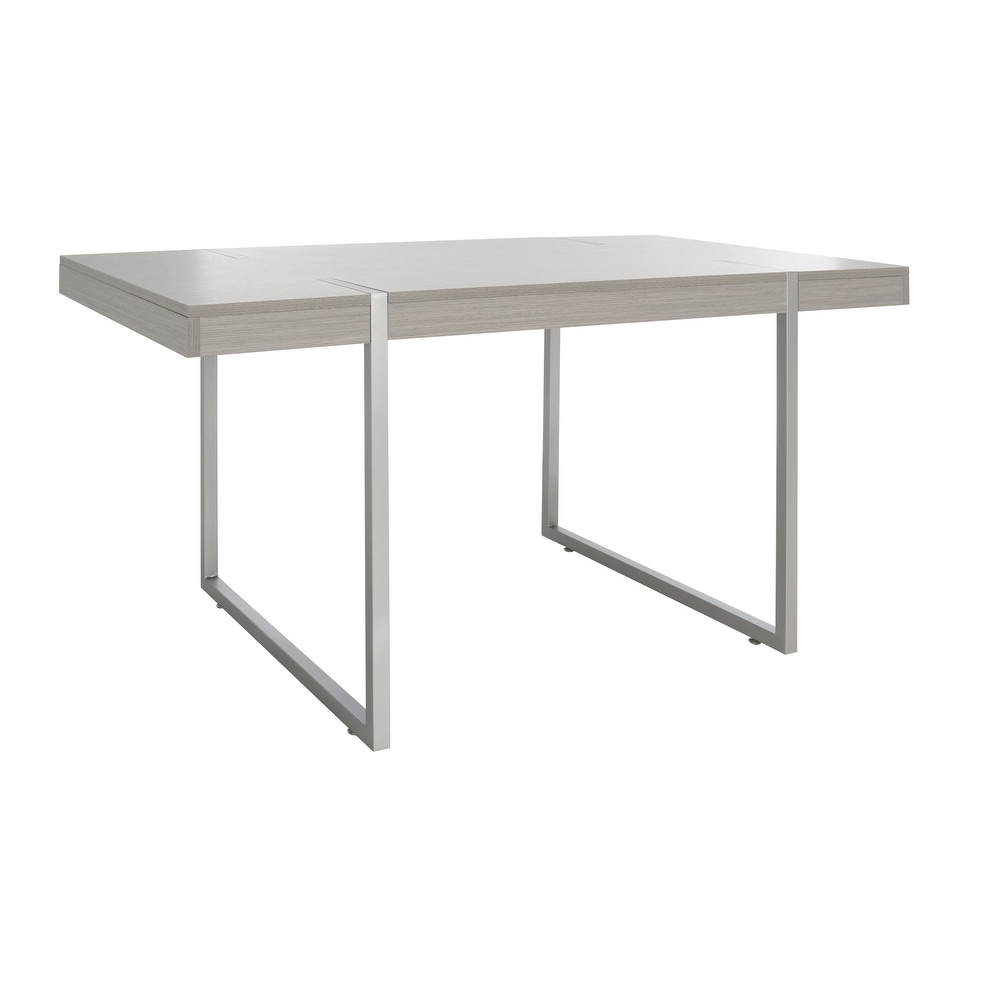 SAFAVIEH Cael Modern Industrial Farmhouse Dining Table   59 in. W x 33 in. D x 30 in. H